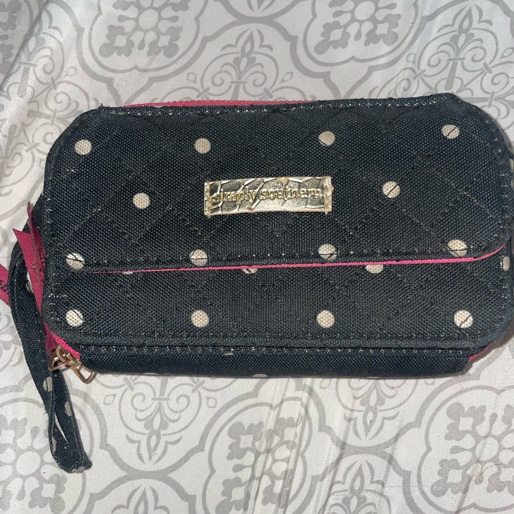 Simply southern polka dot wallet